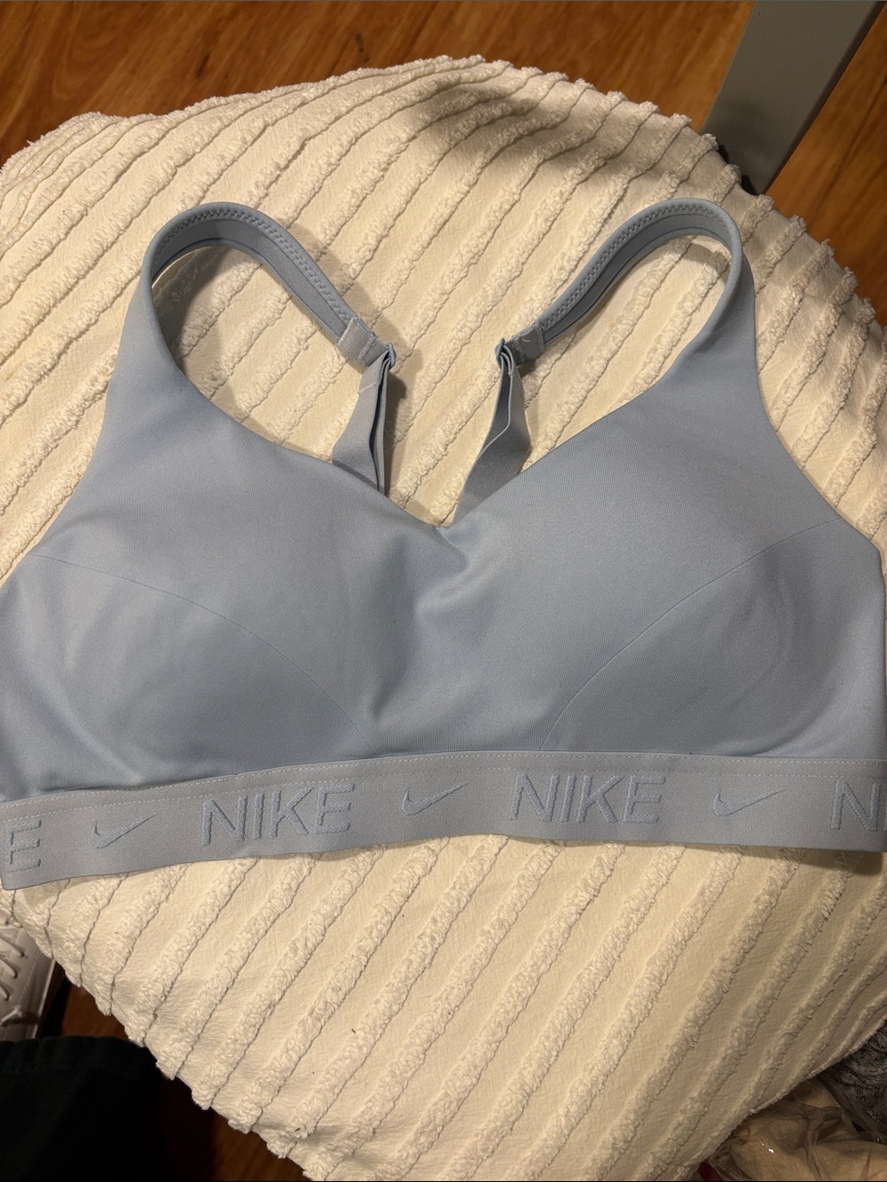 Nike Women's Sky Blue High Support Sports Bra
